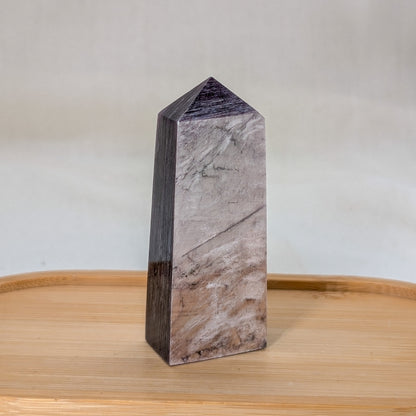 Gem Lepidolith / lila Mica Turm [C]