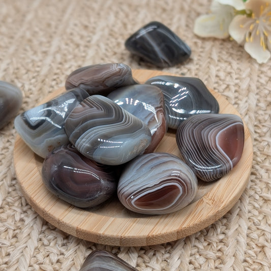 HQ Botswana Achat Trommelstein