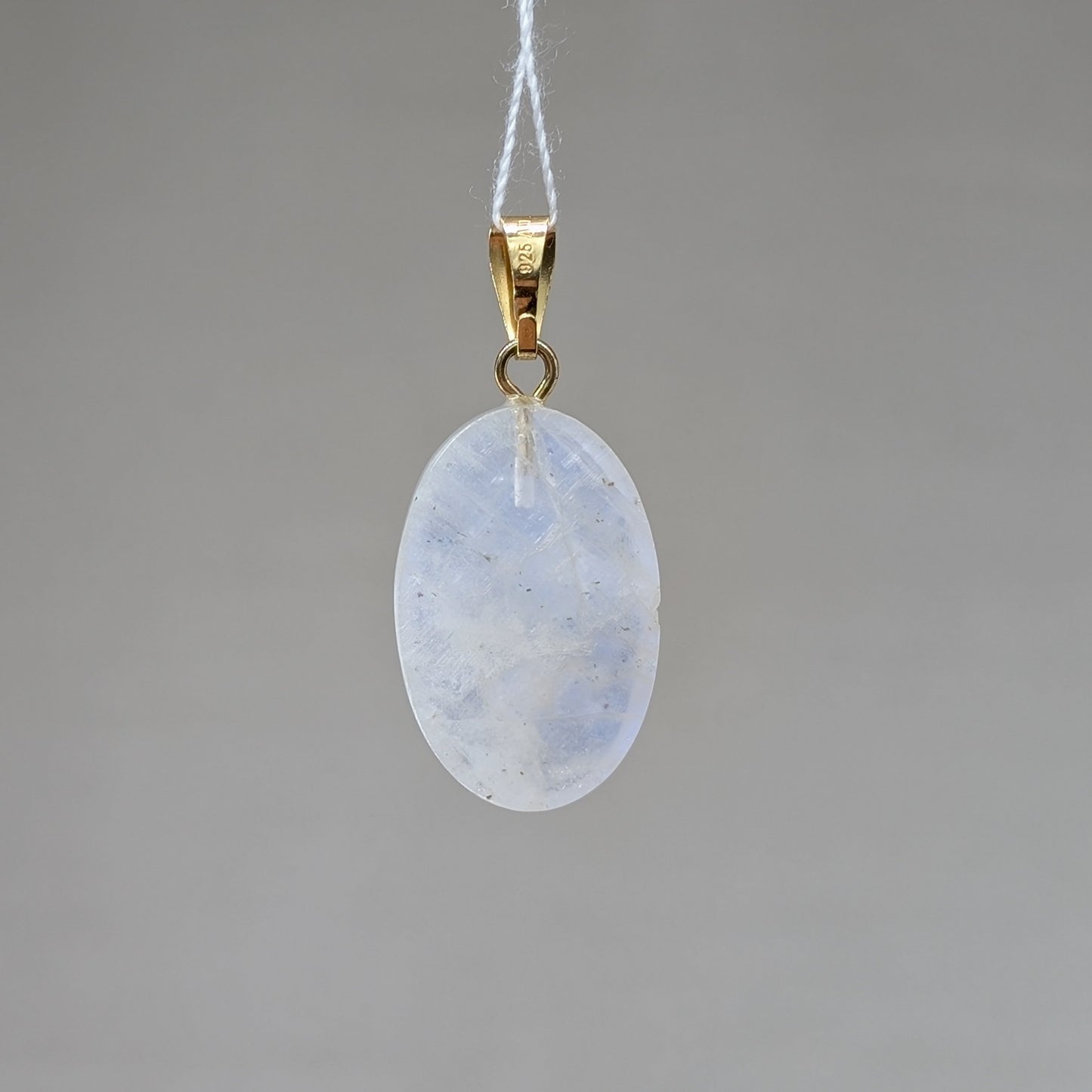 Weißer Labradorit Kettenanhänger [A]