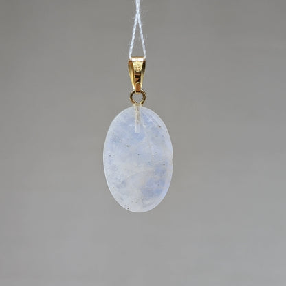 Weißer Labradorit Kettenanhänger [A]