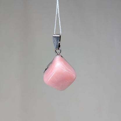 Pink Opal Kettenanhänger, 925er Silber [G]