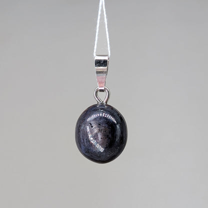 Rubin Kettenanhänger, Silber [B]