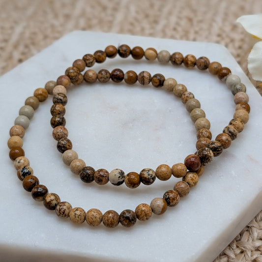 Bilder Jaspis Armband 4,5 mm