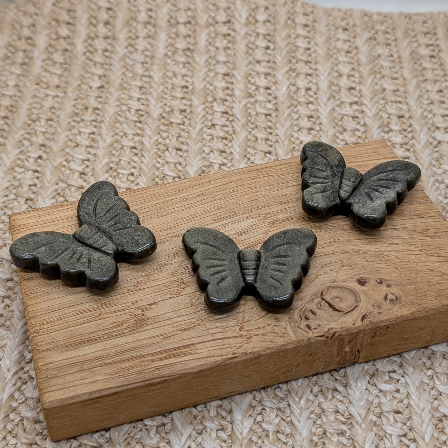 Gold Obsidian Schmetterling