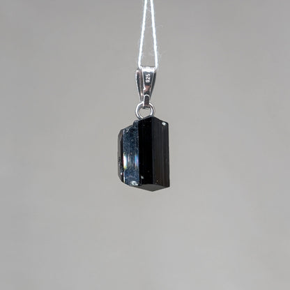 Schörl Kettenanhänger, silber [C]