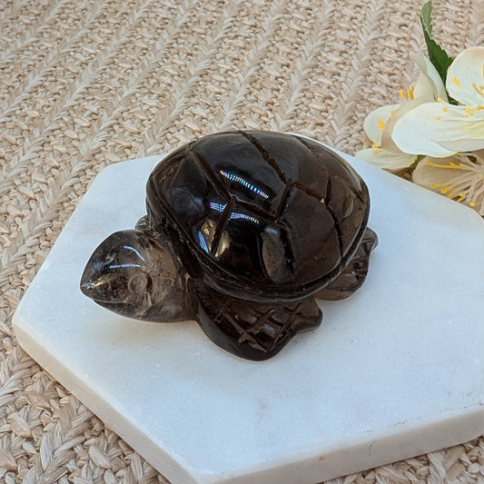 Rauchquarz Schildkröte [RS]