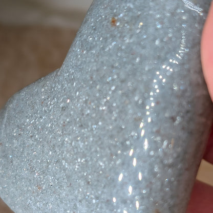 Silberner Aventurin Herz [AV]