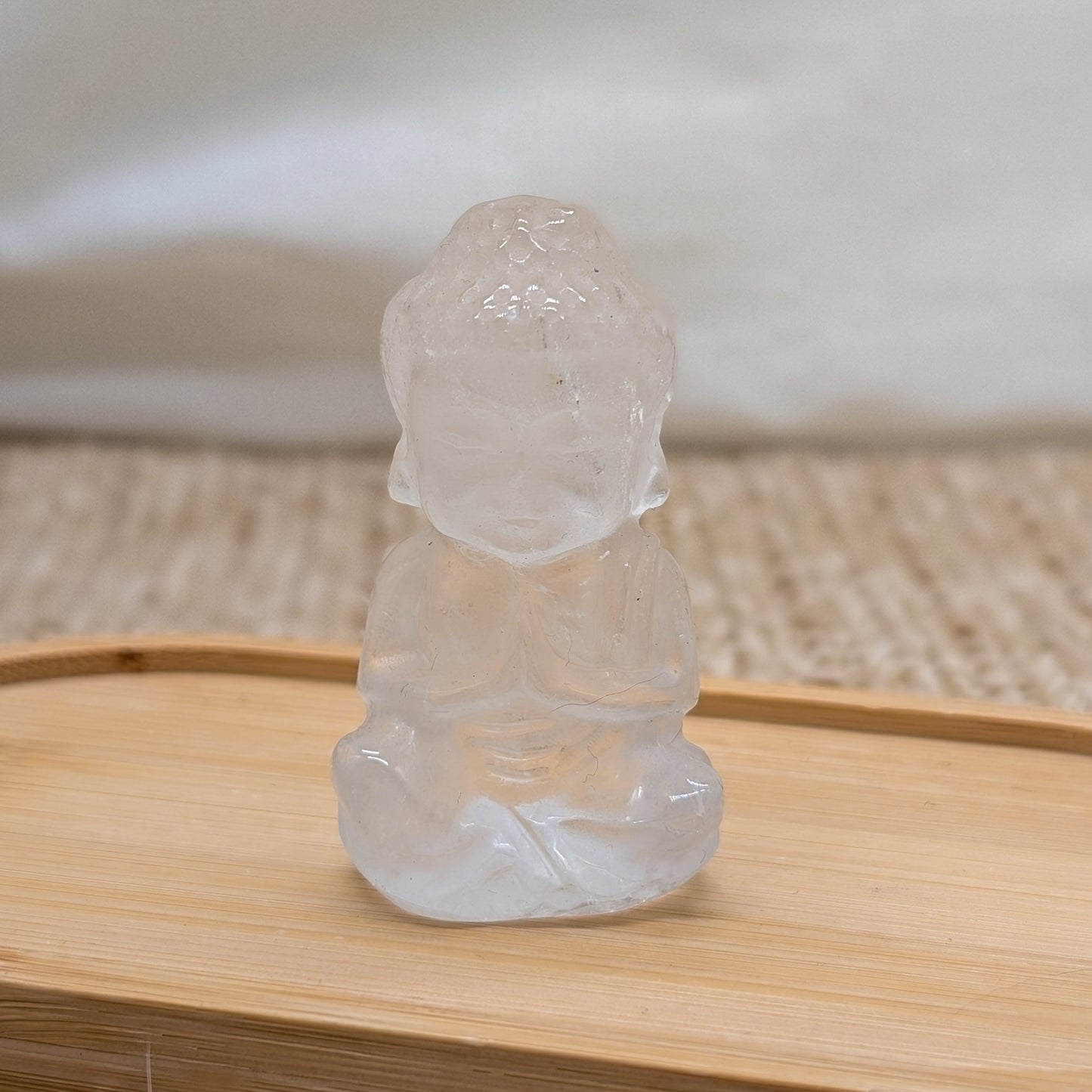 Bergkristall Buddha
