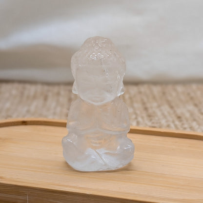 Bergkristall Buddha
