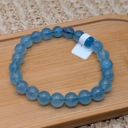 Aquamarin Armband 8 mm
