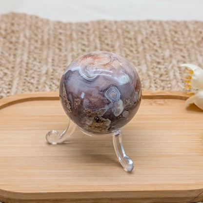 Blumenachat Kugel [LA]