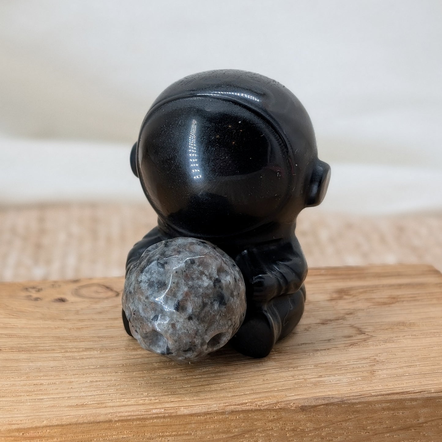 Obsidian Yooperlith Astronaut