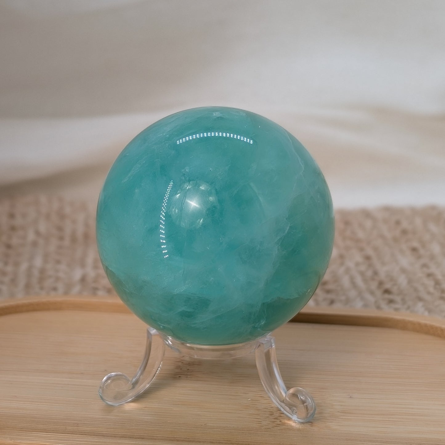 Grüne Fluorit Kugel [FJ]