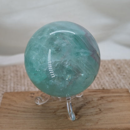 Große transparente Fluorit Kugel 🌈 [T]