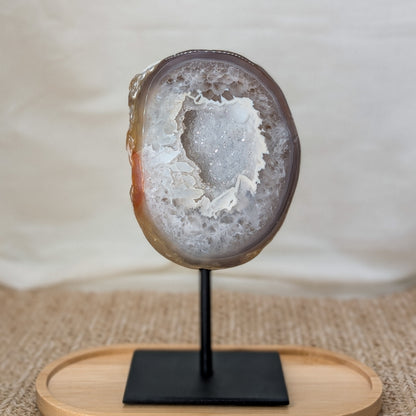 Druzy Achat Freiform auf Ständer [A]