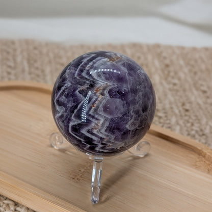 Chevron Amethyst Kugel [CE]