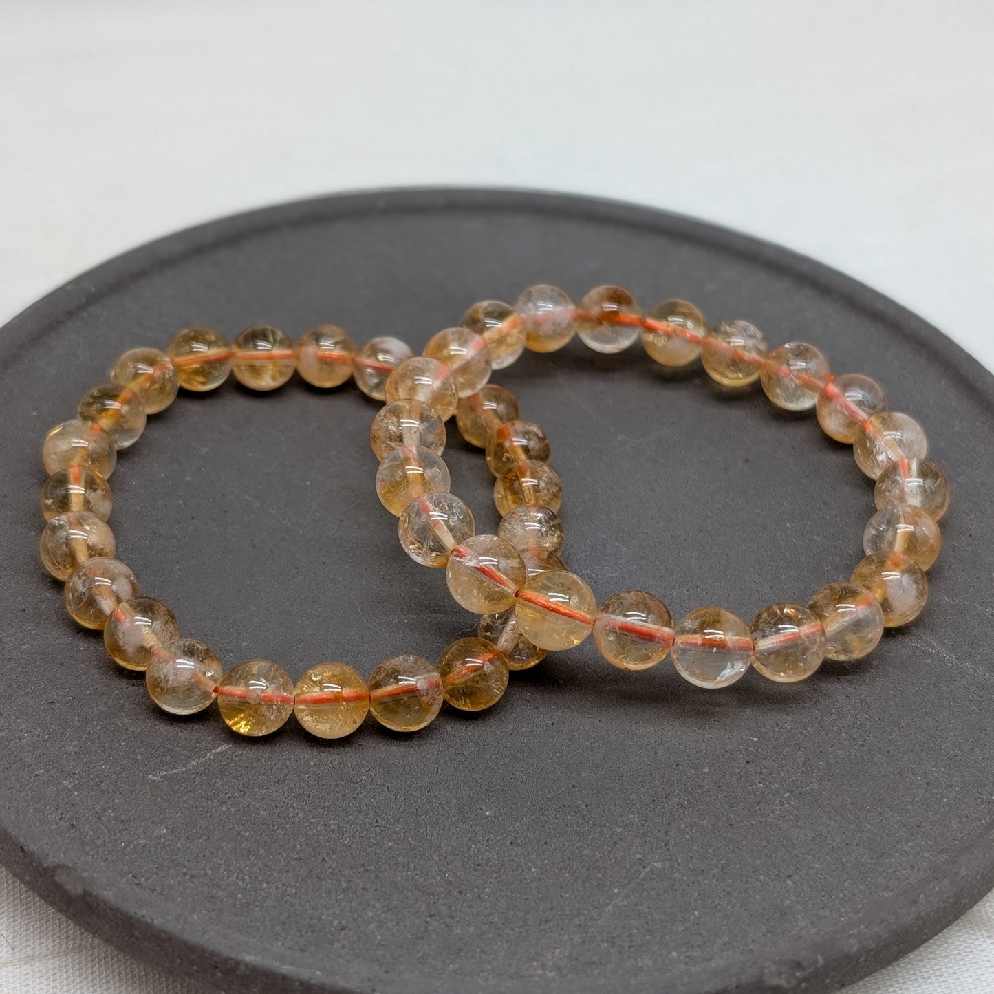Citrin Armband 8 mm