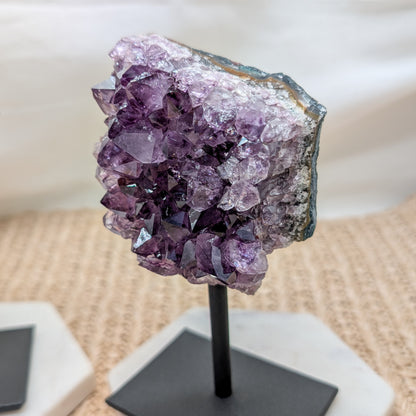 Amethyst Cluster auf Ständer [A+B]