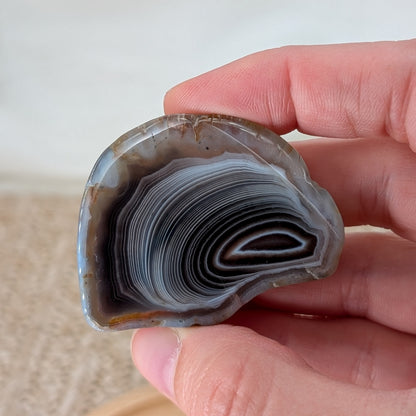 Botswana Achat Anschliff [A+B]