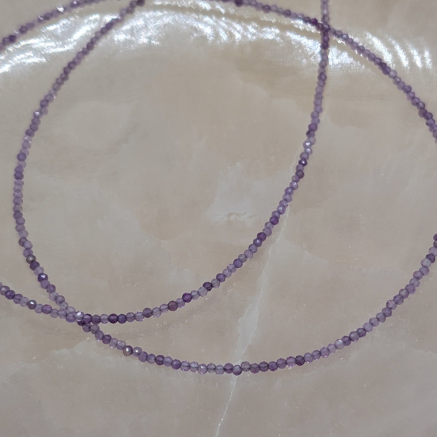 Amethyst Halskette facettiert