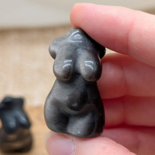 Silber Obsidian Body