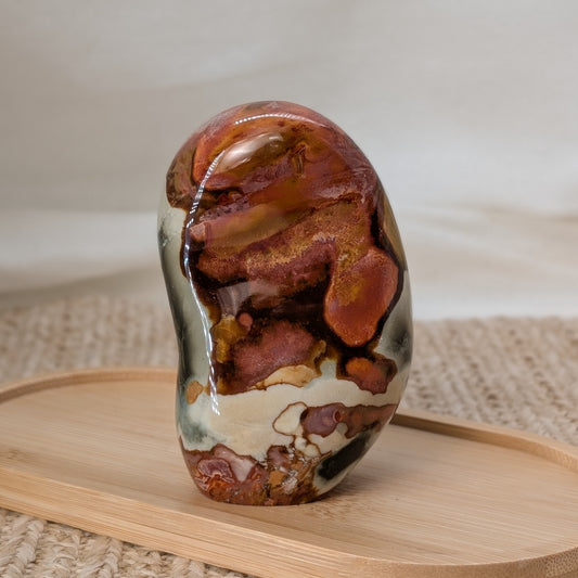 Polychrom Jaspis Freiform [X]