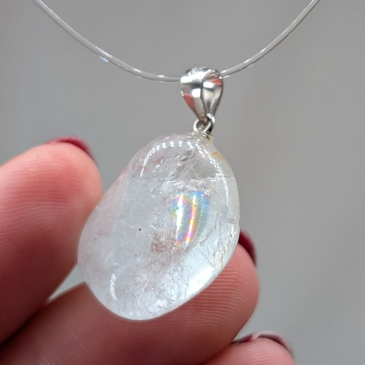 Topas Kettenanhänger, 925er Silber [B]