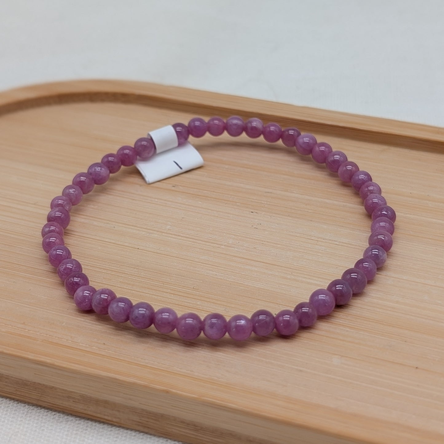 Rubin Armband 4 mm