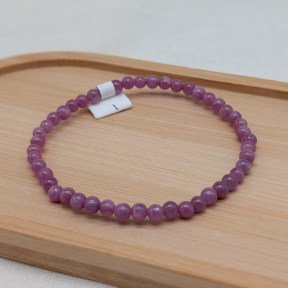 Rubin Armband 4 mm