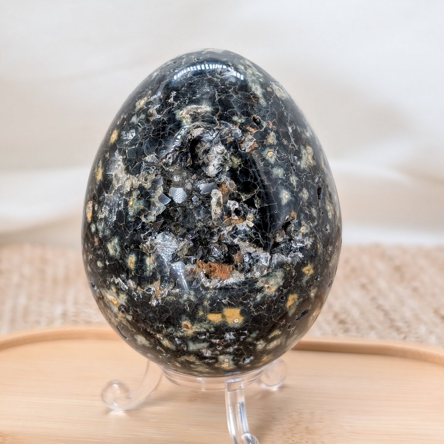 Druzy Ozeanachat Ei [QJ]