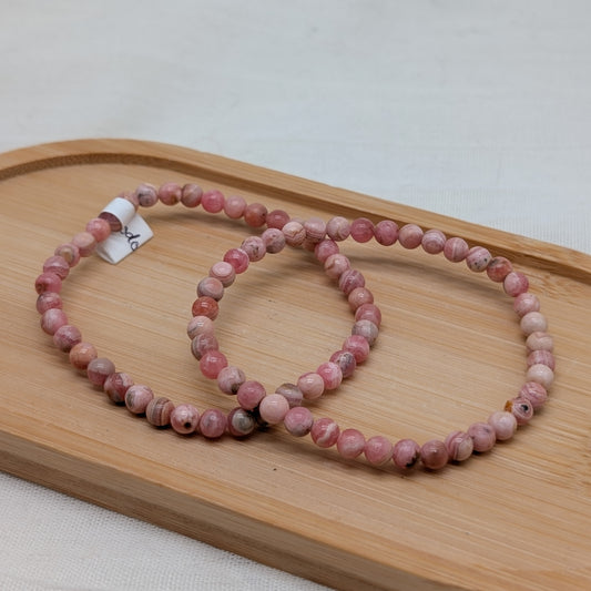 Rhodochrosit Armband 4 mm