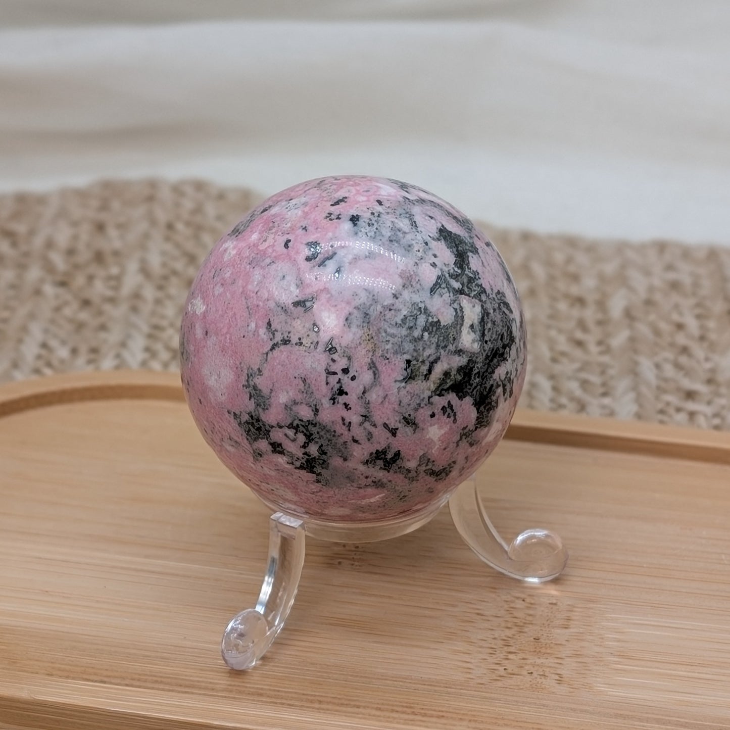 Rhodonit Kugel 4,8 cm [RA]