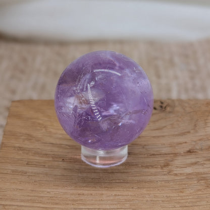 Helle Amethyst Kugel [A1+A2]
