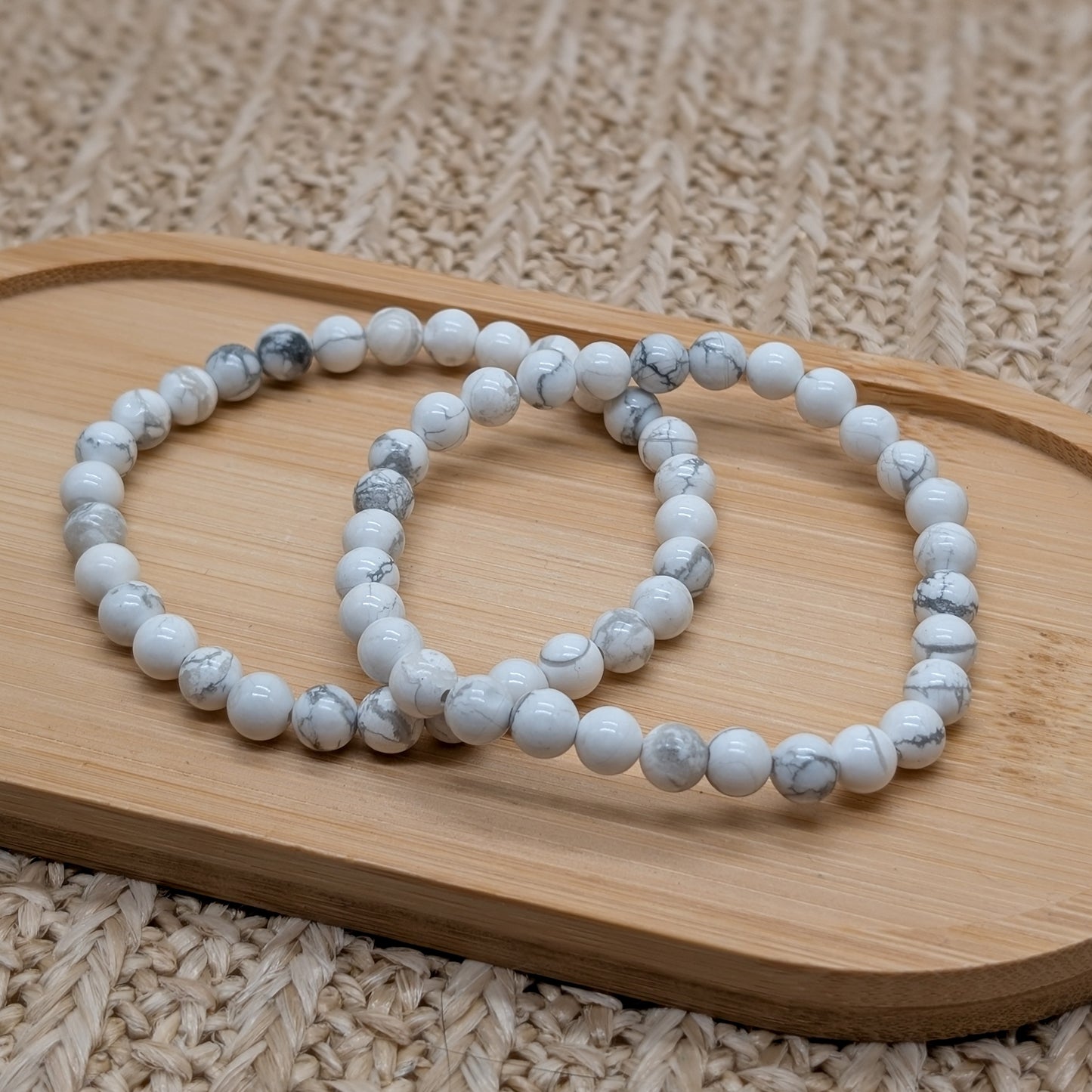 Magnesit Armband 6 mm