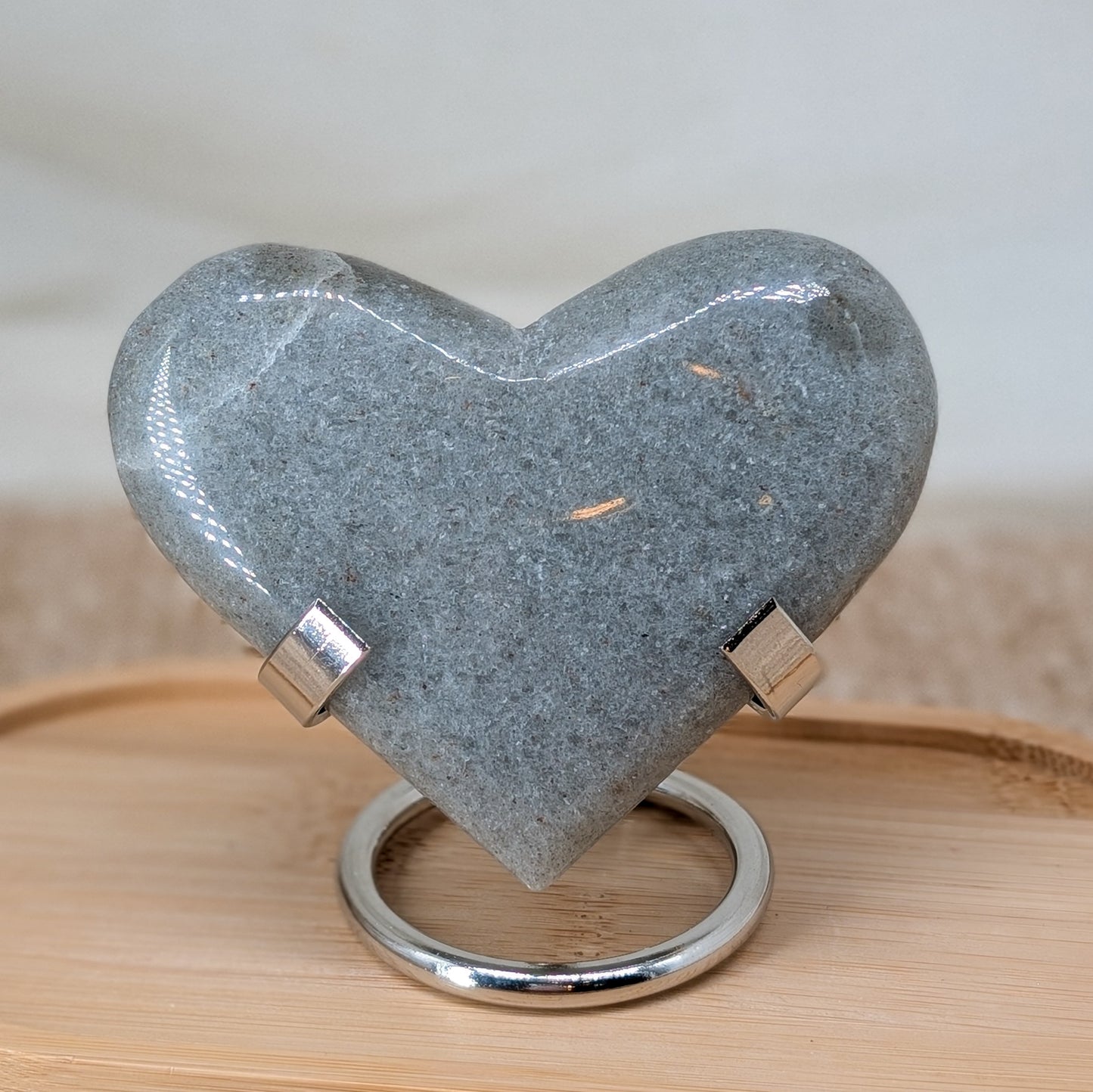 Silberner Aventurin Herz [AV]