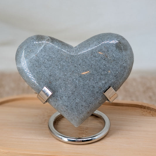 Silberner Aventurin Herz [AV]