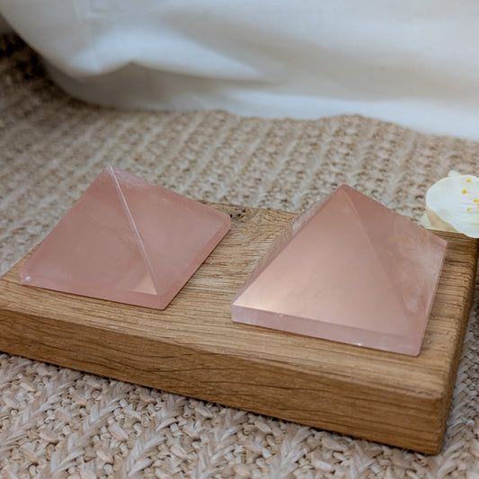Rosenquarz Pyramide [A+B]