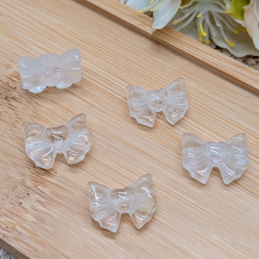 Schleife Perle Bergkristall