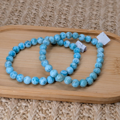 Larimar Armband 7mm