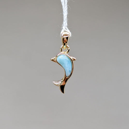 Larimar Kettenanhänger Delfin 🐬 [H]