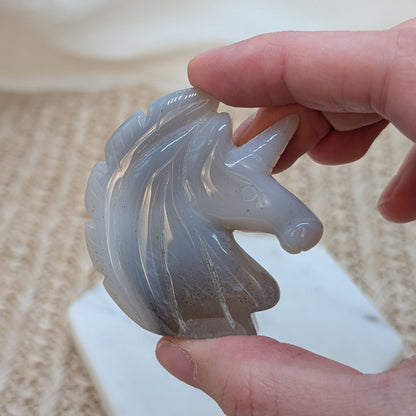 Druzy Achat Einhorn 🦄