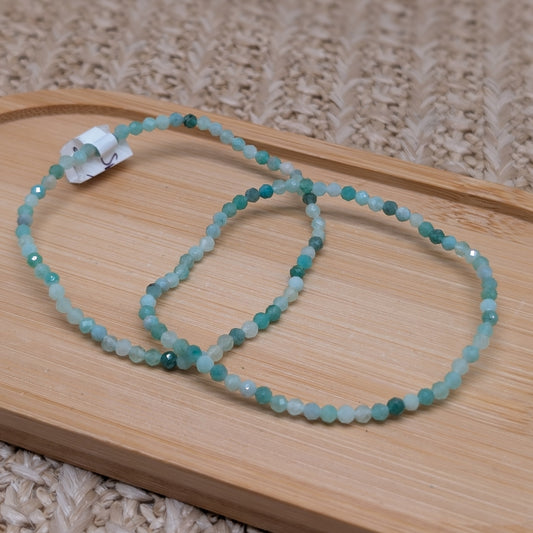 Smaragd Armband facettiert 3 mm