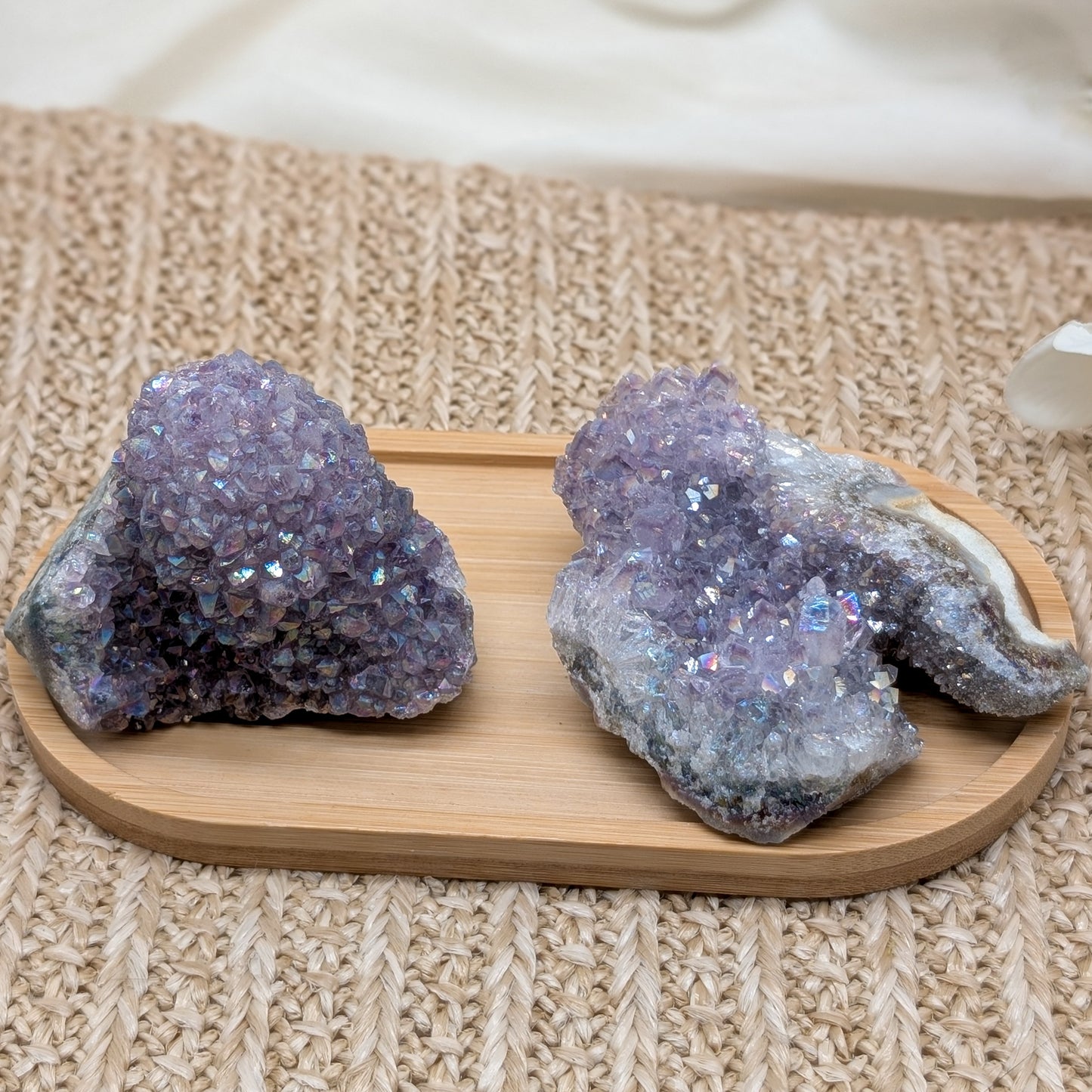Aura Amethyst Cluster [A+B]