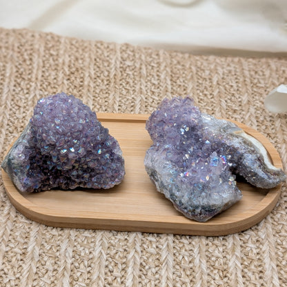 Aura Amethyst Cluster [A+B]