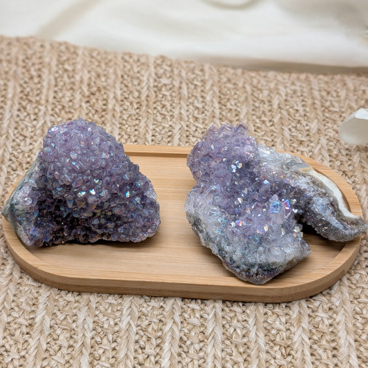 Aura Amethyst Cluster [A+B]