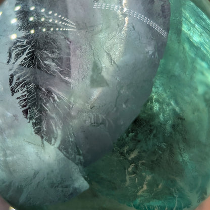 Grüne Fluorit Kugel [TB]