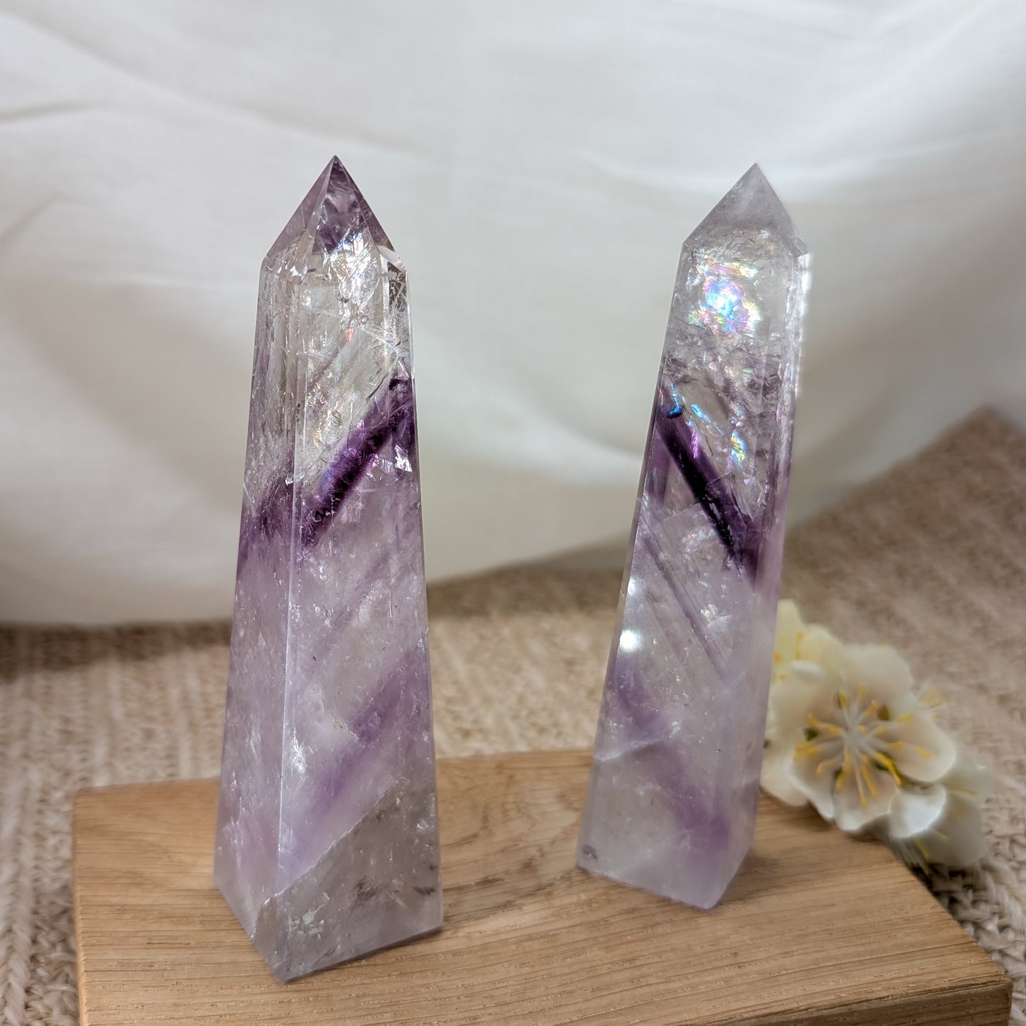 Phantom Amethyst Obelisk mit Regenbögen [OA+OB]