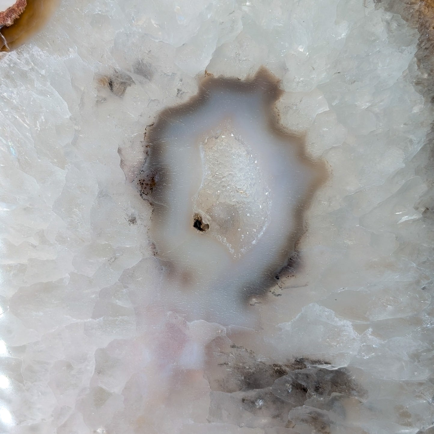 Achat Scheibe mit Teelichthalter [C]