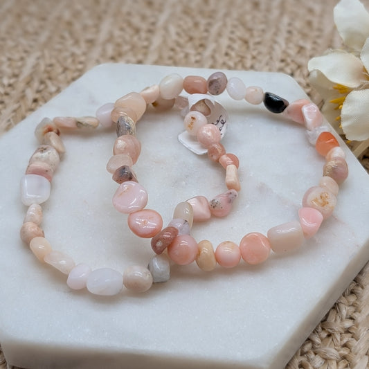 Rosa Andenopal Nugget Armband