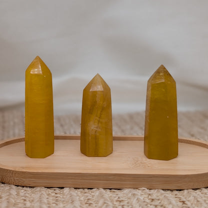 Gelber Fluorit Turm [A-C]